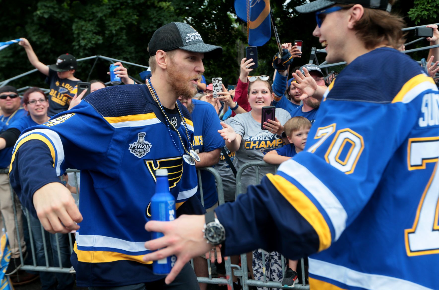 Scenes from Blues Stanley Victory Parade